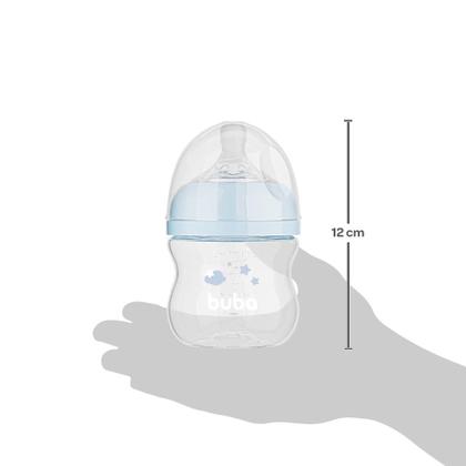 Imagem de Mamadeira Buba Easy Flow Nuvem Azul 120ml Bico +0m