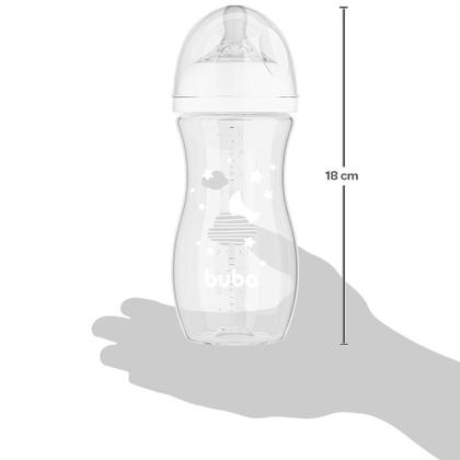 Imagem de Mamadeira Buba Fluxo Fácil Anticólica e evita gases 330 ml