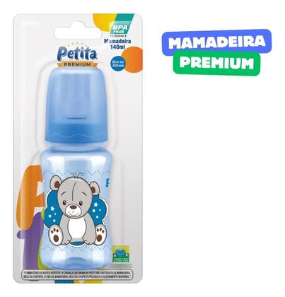 Imagem de Mamadeira Chuquinha bebe Premium 140ML Bico Silicone Petita