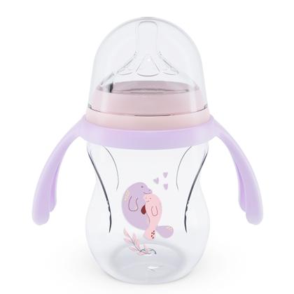 Imagem de Mamadeira Com Alça Lolly Aureaflow 2 Silicone Redondo