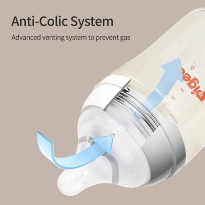Imagem de Mamadeira de bebê PIGEON PPSU Nursing Wide Neck, 240 ml, anticólica, pacote com 2