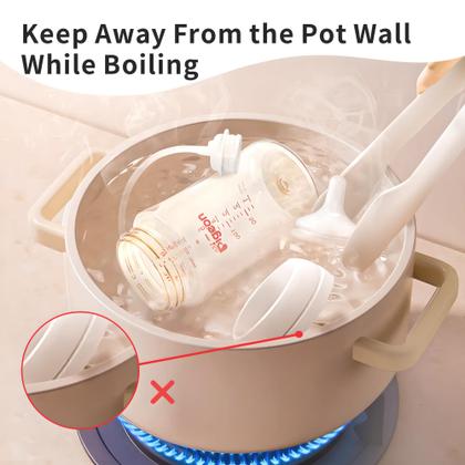 Imagem de Mamadeira de bebê PIGEON PPSU Nursing Wide Neck, 240 ml, anticólica, pacote com 2