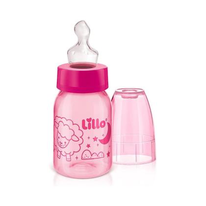 Imagem de Mamadeira Divertida 120ml 0-6m Rosa Lillo