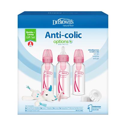 Imagem de Mamadeira Dr. Brown's Natural Flow Anti-Colic 250 mL+conjunto de presente