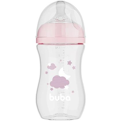 Imagem de Mamadeira Easy Flow Buba Bico em Silicone Utrasoft 270ml Decorada Anticólica +2m