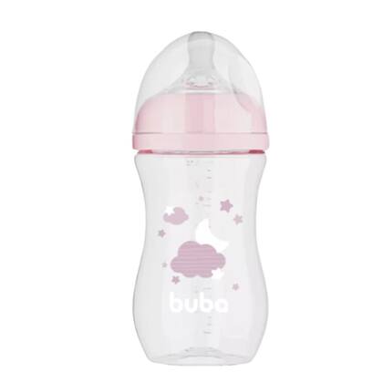 Imagem de Mamadeira Easy Flow Nuvem Bebê 2 meses Free BPA Buba 270ml