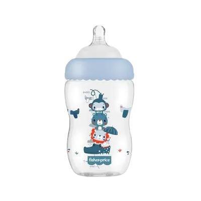 Imagem de Mamadeira First Moments Marshmallow Azul 330ml +4m Fisher Price - BB1030 50