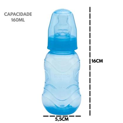 Imagem de Mamadeira Ideal para Bebê Aquarela Kuka 160ml TAM 1