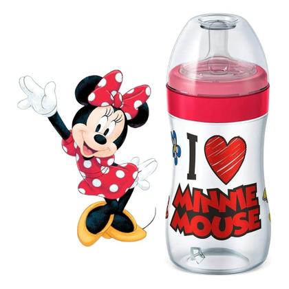 Imagem de Mamadeira Lillo Silicone Redondo Super Evolution Disney Minnie 300ml