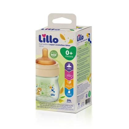 Imagem de Mamadeira Lillo Super Evolution 150ml Neutra Bico Látex Macio