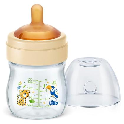 Imagem de Mamadeira Lillo Super Evolution 150ml Neutra Bico Látex Macio