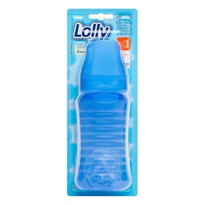 Imagem de Mamadeira Lolly Big Clean Azul Bico de Silicone 340ml