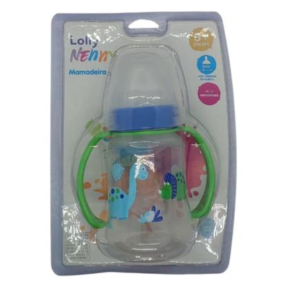 Imagem de Mamadeira Lolly Nenny 250ml com Alça bico Silicone Anticólica 3+ Meses