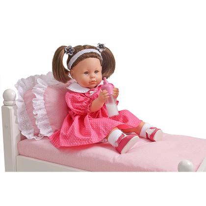 Imagem de Mamadeira Mágica De Boneca Rosa Laço de Fita