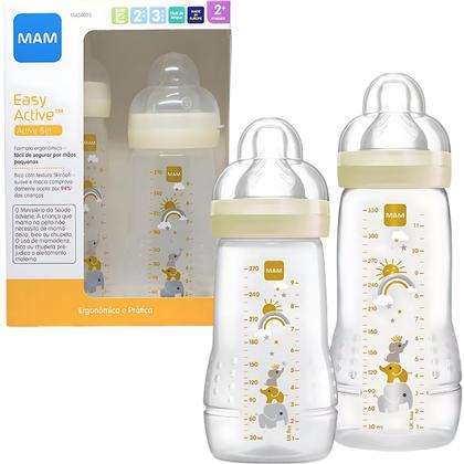 Imagem de Mamadeira Mam Easy Active Bico Silicone Amamentar 270 e 330