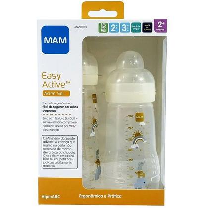 Imagem de Mamadeira MAM EASY Active SET KIT 270ML + 330ML Bebe 2M+