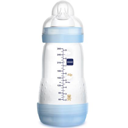 Imagem de Mamadeira Mam First Bottle Bico Silicone Ortodôntico Desenhos Sortidos 260ml 2+ Meses Boys Ref:4663