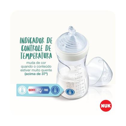 Imagem de Mamadeira Nuk Essence Smart Flow Boy Nuk Bico S 0+ meses 150ml