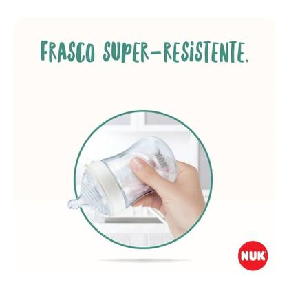 Imagem de Mamadeira NUK Fase 2 Acima De 6 Meses Essence 270ml Bico Silicone Anticólica Antivazamento