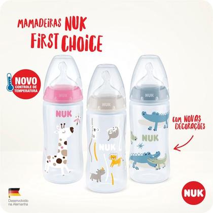 Imagem de Mamadeira Nuk Fase 2 Fc Temperature Control 360ml Boy