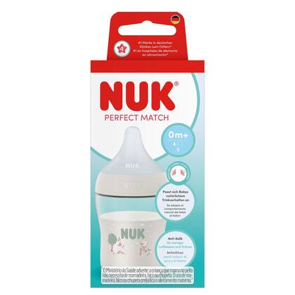 Imagem de Mamadeira Nuk Perfect Match Mais 0 Meses Fluxo Lento 150ml Ovelha