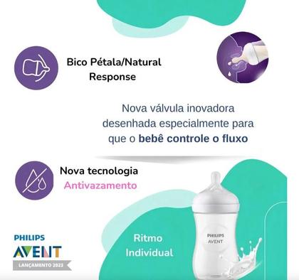 Imagem de Mamadeira Pétala 260ml Philips Avent