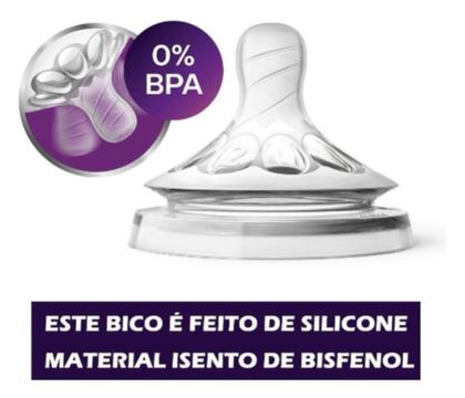 Imagem de Mamadeira petala avent 260ml azul scy903 21 - Philips avent