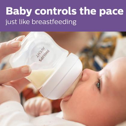 Imagem de Mamadeira Philips Avent Natural 120ml - Pacote com 4 Unidades