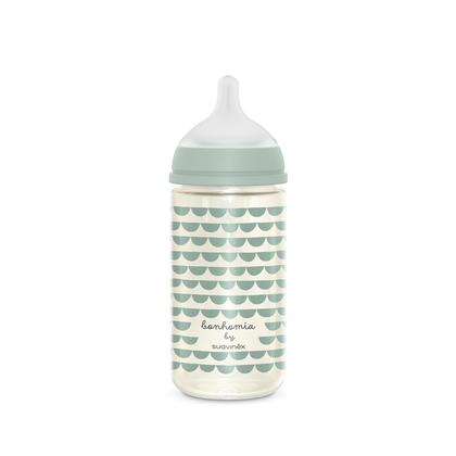 Imagem de Mamadeira Suavinex Bonhomia Glass 240 ml anti-cólica
