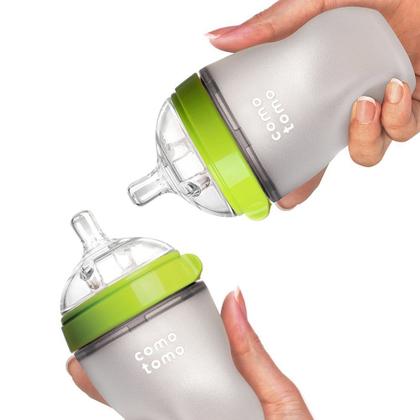 Imagem de Mamadeiras Comotomo Baby Bottle Verde 150 Ml - Pack Com 3