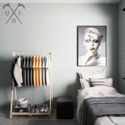 Imagem de Mancebo Cabideiros De Roupas Apoio Para Quarto Com Divisoria