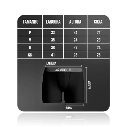 Imagem de MANCLUB A Cueca Boxer de Performance - Fabricação Avançada com Mistura de Microfibra, Fresca e Anti-Fricção, O Encaixe Perfeito para Suas Joias