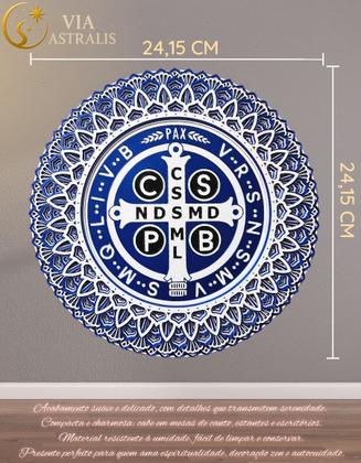 Imagem de Mandala de Mesa Gratia Plena - São Bento - Via Astralis