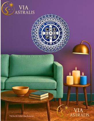 Imagem de Mandala de Mesa Gratia Plena - São Bento - Via Astralis