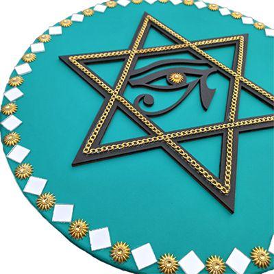 Imagem de Mandala Estrela de Davi / Olho de Hórus 26cm