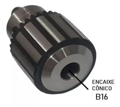 Imagem de Mandril 1/2 Cônico B16 Pesado C/chave (1.0mm À 13.0mm B16)