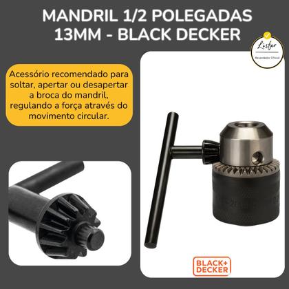 Imagem de Mandril 1/2 polegadas 13mm - Black Decker