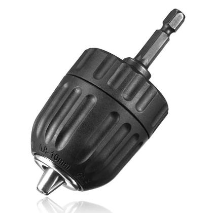 Imagem de Mandril de Broca Sem Chave 0,8-10mm - Haste Sextavada SDS Plus com Adaptador de Aperto Rápido