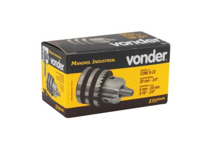 Imagem de Mandril industrial 5-20mm cone b-22 vonder