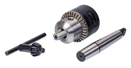 Imagem de Mandril Leve C/ Chave 5/8 1 A 16mm + Haste Cone Morse 2 Cm2