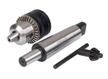 Imagem de Mandril Leve Com Chave 5/8 De 3 A 16mm + Haste Cone Morse 4