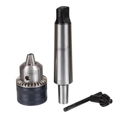 Imagem de Mandril Leve Com Chave 5/8 De 3 A 16mm + Haste Cone Morse 4