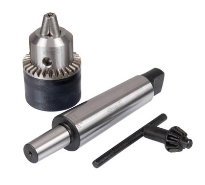 Imagem de Mandril Leve Com Chave 5/8 De 3 A 16mm + Haste Cone Morse 4