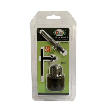 Imagem de Mandril Para Furadeira Adaptador 1l2 Sds Plus Martelete Bosch Makita Skil Com Adaptador Chave 3Pçs