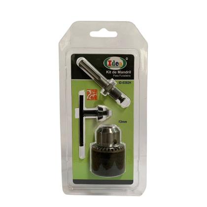 Imagem de Mandril Para Furadeira Adaptador 1l2 Sds Plus Martelete Bosch Makita Skil Com Adaptador Chave 3Pçs