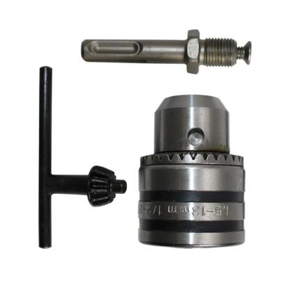 Imagem de Mandril Para Furadeira Adaptador 1l2 Sds Plus Martelete Bosch Makita Skil Com Adaptador Chave 4Pçs