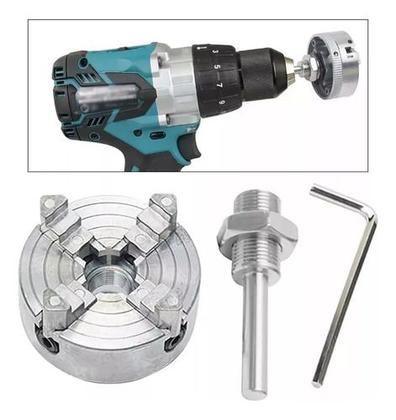 Imagem de Mandril torno 4 mandíbulas biela p/ máquina carpintaria 48mm