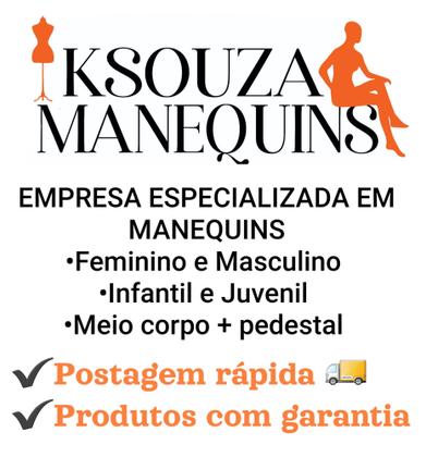 Imagem de Manequim feminino adulto (Meio corpo jó N.36) Rose com tampa prata + pedestal H na cor prata.