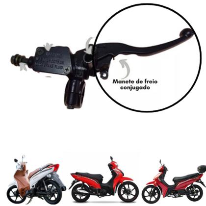 Imagem de Manete de freio Dianteiro Shineray Nova Jet 2020 2021 2022 2023 2024 2025 freio CBS
