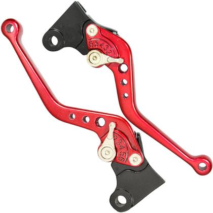 Imagem de Manete de freio embreagem esportivo a tambor CG125 1992 a 2018 CG150 Fan Titan CG160 Start Pop100 Pop110 com manopla par